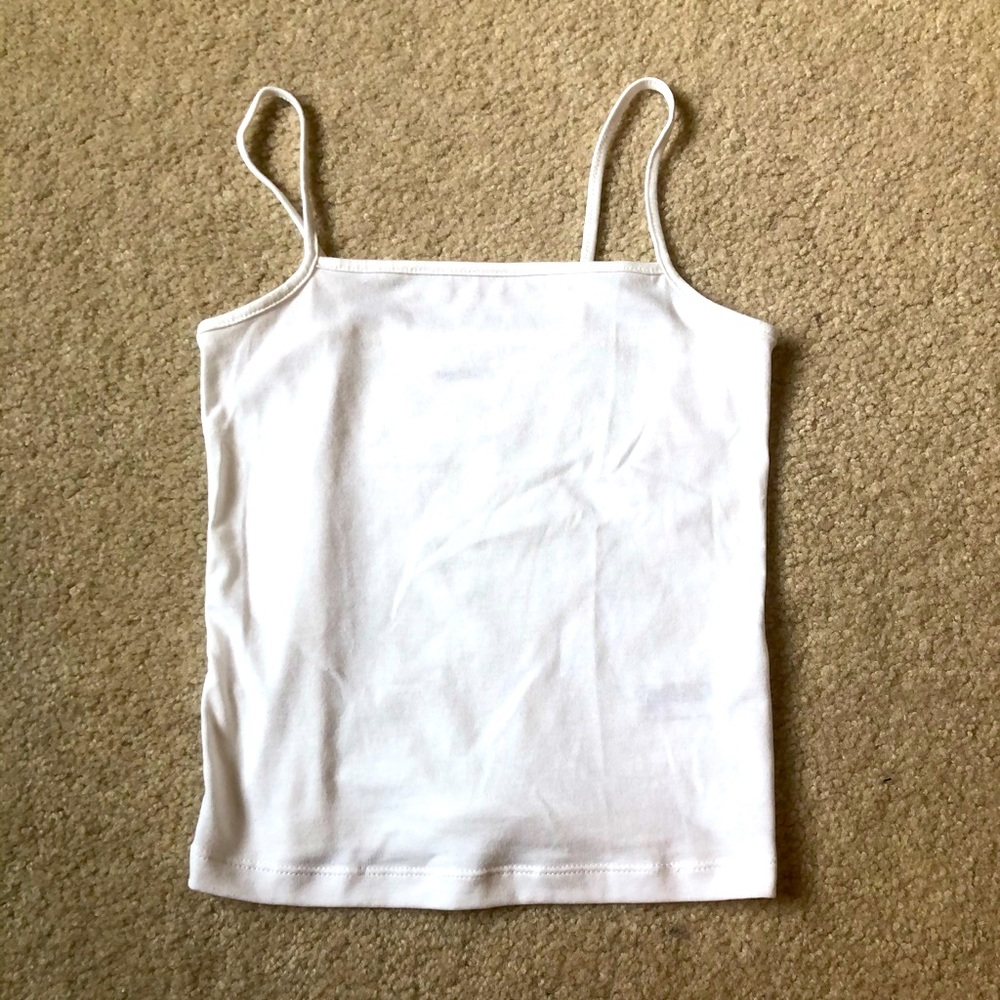 White tank top, size xs-s